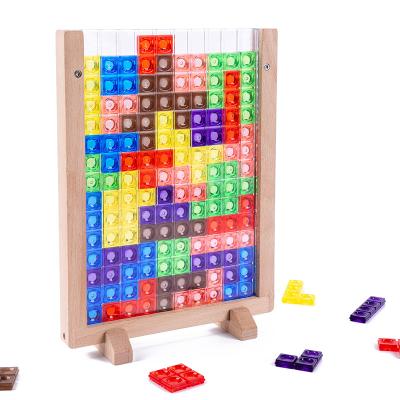 China Eco Friendly Children's Interactive 3D Block Puzzle Game for sale