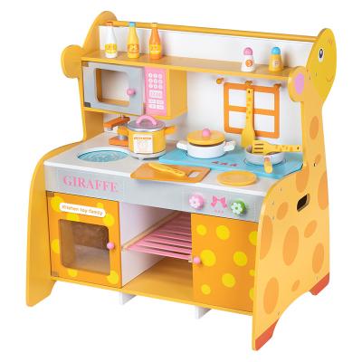 China Latest Hot Selling Children's Kitchen Wooden Set Wooden Toys Children's Buffet Toys for sale