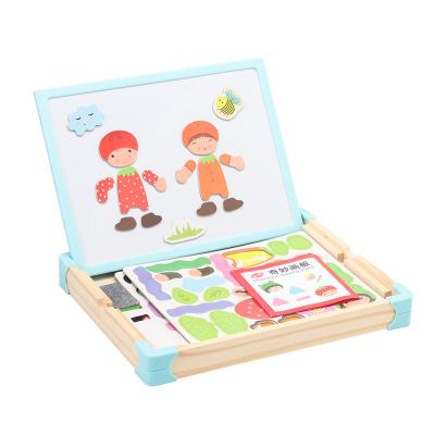 China Environmentally Friendly Fun Materials Educational Drawing Board Multifunctional Wooden Eco-friendly Material Kids Small for sale