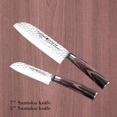 Κίνα Μαχαίρι 2 σύνολο 7 Cerasteel» Nakiri, 7» Santoku προς πώληση