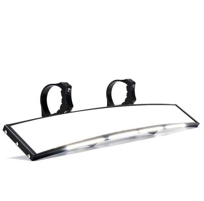 China N2-UTV Aluminum Alloy Integrated Rear View Center Mirror LED Lights Housing Super Bright Fits 1.75