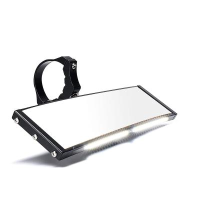 China Aluminum Alloy Housing N2 Rise Design Center Rear View Mirror With Dome Light, Aluminum 9