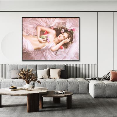 China Realistic Nude Woman Painting Wall Art Sexy Nude Body Hand Paint Oil Art Prints Wall Art for sale