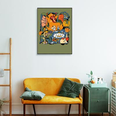 China Realistic Paintings And Modern Home Wall Arts Decor Love Is Bloom Painting By Number Life for sale