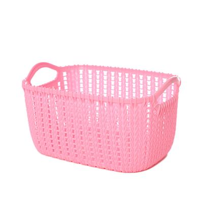 China Viable Wholesale 5 Colors Custom Other Fruit Baskets Large Kitchen Storage Bathroom Picnic Baskets Cheap for sale