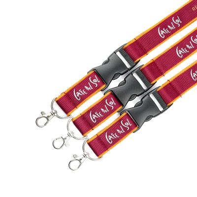 China Exhibition/Events/School/Card Top Loading Badge Holder Three Conference/Game IDs With Metal Clip Black 3/4 Inch Lanyard Name Badge Holders for sale