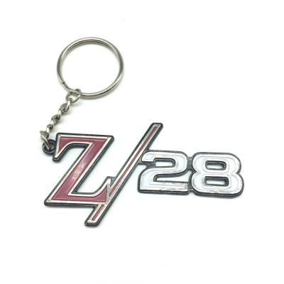 China Cheap Custom Made Simple Shape Eco-friendly Logo Metal Key Chain Keychain for sale