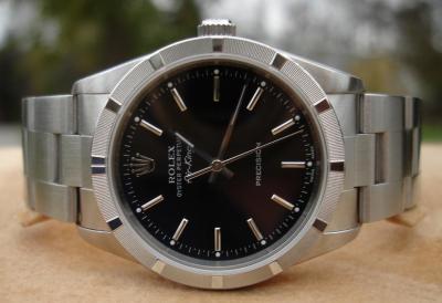 China Rolex Watch Rolex Air King 14010M Black Stick Dial SS Z 2006 for sale