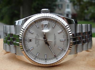 China Rolex Watch Rolex Datejust 116234 Awesome Silver Stick Dial for sale