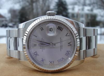 China Rolex Watch Rolex Datejust 116234 Rhodium Roman Dial M Serial for sale