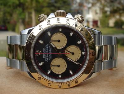 China Rolex Watch Rolex Daytona 116523 18kSS Black Paul Newman Dial for sale