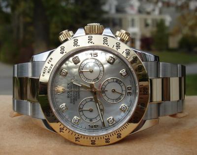 China Rolex Watch Rolex Daytona 116523 18kSS Mother of Pearl Diamond Dial for sale