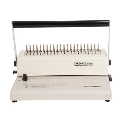 China Spiral Binding Machine Ring Binding Machines Combs 21 Hole 450 Binding C15 High Quality Punch Rubber Paper Binding Sheets for sale