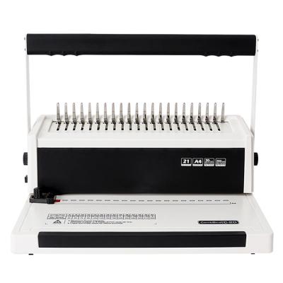 China C20 Binding Durable 21 Holes Comb Binding Machine Desktop Coil Binding Machines Manual Book Binding Machine for sale