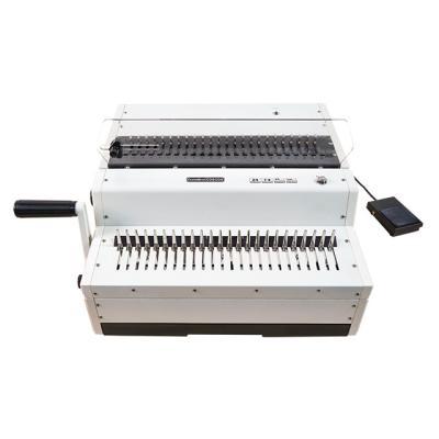 China Cheapest Price 24 Punch Electric Binding Binding 450 Sheets Large Desktop Binder CD600A Comb F4 Paper Binding Machine for sale