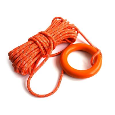 China Rescue 10mm Braided Polyester 32 Strand Rope For Safety Rope for sale