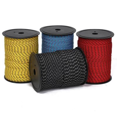 China African Decorative Polypropylene 5mm Red Black White Nylon Rope 4mm Polyester 6mm Rope Braided Drum Rope For Drum Djembe Rope for sale