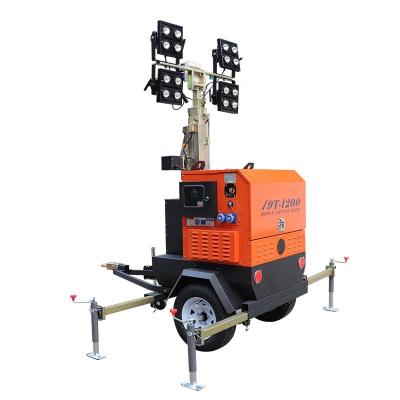 China Mobile Garden SWT i9T Series LED Trailer Mounted Light Tower Powered By Kubota Diesel Engine for sale