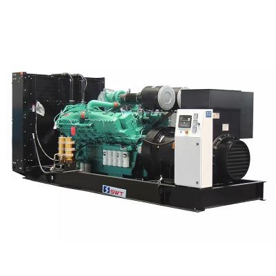 China Open Type / Silent Open Type SWT 60Hz 900kW 1100kVA 60Hz Heavy Duty Continuous Diesel Generator Supplier for sale