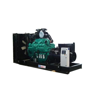 China Open / Silent Type SWT Factory Price Power 800kW 1000kVA Diesel Generator With KTA38-G2A Engine for sale