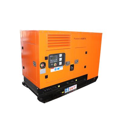 China Open/Silent Type SWT 60Hz 16.5kVA 13kW Silent Diesel Generator Powered By Japanese Engine V1505-BG for sale