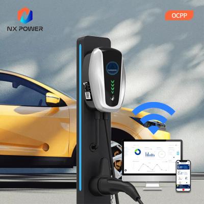 China EV 7kw Electric Vehicle AC Station With Type - 2 Plug EV Battery EV Charging Charger AC-380V 11KW for sale