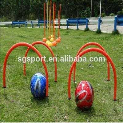 China Custom PVC Football Passing Arches , PVC Plastic Training Arch In Sports Or Entertainment for sale