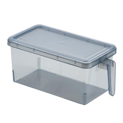 China Food Grade 3200ML Modern Plastic Transparent Thickened Organizer Box Refrigerator Storage Frozen Box for sale