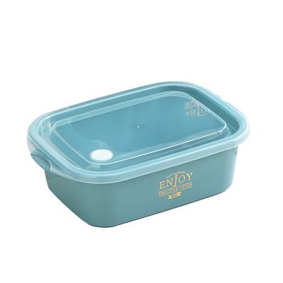 China 3sets Kitchen Stocked Storage Box Sealed Plastic Kitchen Storage Box Transparent Food Canister Keep Fresh New Clear Container for sale