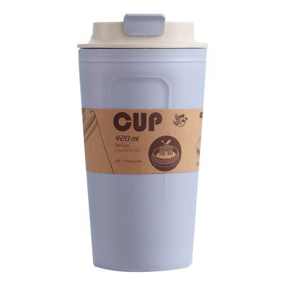 China Environmental Friendly And Degradable 420ML Sustainable Water Fiber Bamboo Cup for sale