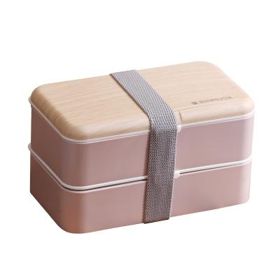 China Viable Low Price Guaranteed Quality Hot Sale Two Layer Food Lunch Box Containers for sale