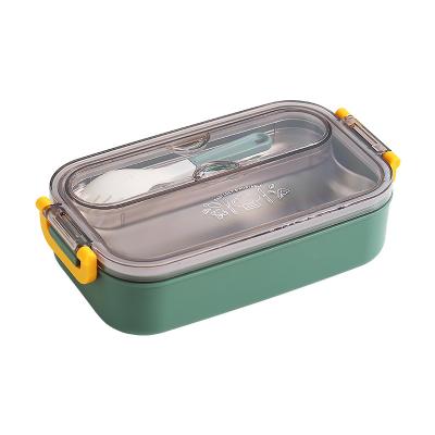 China 304 Sustainable Airtight Plastic Lunch Box Bento Food Storage Containers for sale