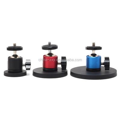 China Industrial Magnet Rubber Coated Magnet Mount With Ball Head For GoPro Cameras for sale