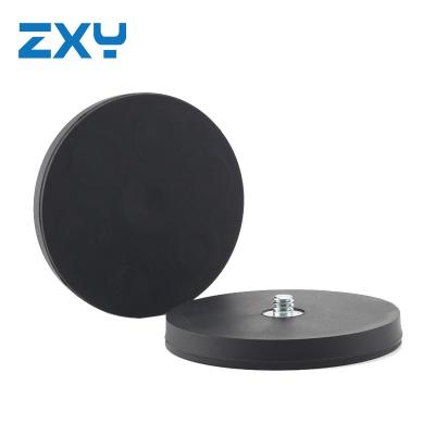 China Industrial Magnet Rubber Coated Neodymium Magne / Neodymium Disc Magnets for sale