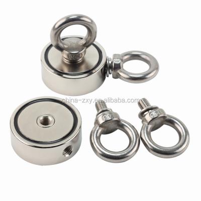 China Industrial Magnet ZXY Double Side Neodymium Fishing Magnet / Strong Fishing Magnet for sale