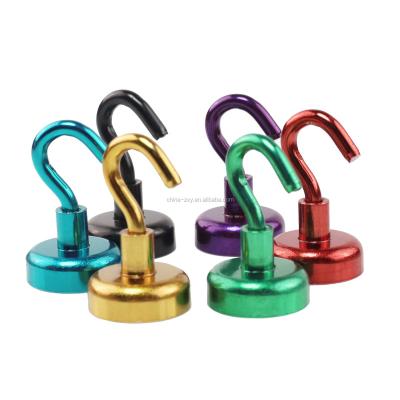 China Industrial Magnet Magnetic Hook For Hanging / Pot Magnet Hooks for sale