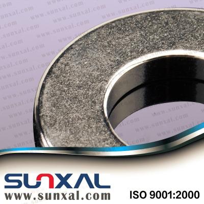 China Strong industrial magnet Sunxal power n30eh half ring neodymium magnet for sale