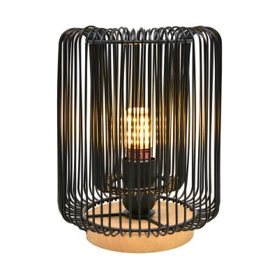 China Modern Eco-friendly Handwoven Bamboo Lamp Style Chandelier Fashion Rattan Or Southeast Asian Textile Table Light for sale