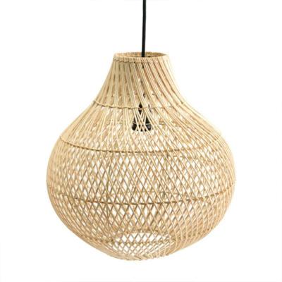 China Handmade Bamboo Morden Lamp Art Chandelier Pendant For Restaurant for sale