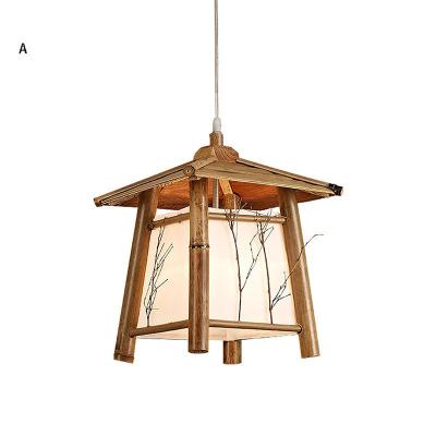 China Morden PERFECT NATURAL Bamboo Pendant Light Rattan Lamp Kitchen Living Room Decor LED Pendant Lights Bamboo Weave Indoor Hanging Light for sale