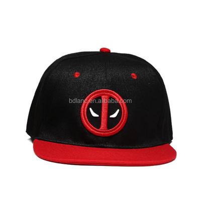 China breathable & 2017 Newest Newest Design Waterproof Custom Yupoong Hat Wholesale Deadpool Anime Single Hat,Cosplay Hat for sale