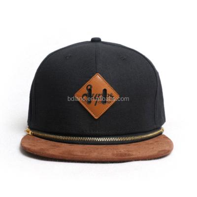 China breathable & Autumn Spring Adjustable Hat Women Unique Adult Fashion Cross Suede HipHop Snapback Hats Waterproof Embroidery With Leather Patch for sale