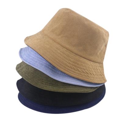 China Custom Fitted Designer Corduroy Bucket Hat from Character Command for sale