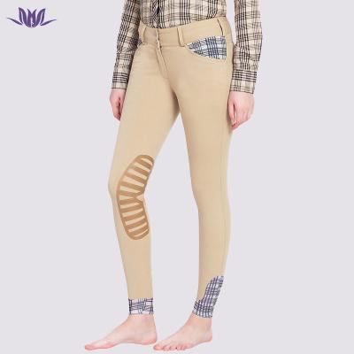 China Eation Breathable Reuse Custom Design High Waist Equestrian Pants Logo Anti Slip Gaiters Silicone Riding Breeches For Woman for sale