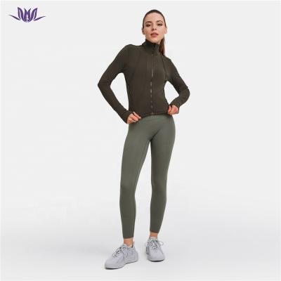 China Eation Breathable Active Wear Free Waist Zipper Exercise Running Adult Sports Jackets For Women for sale