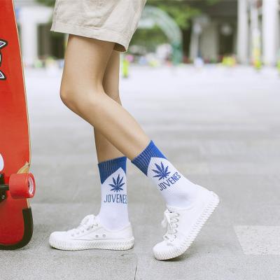 China Wholesale High Quality Women Customized Logo Crewwoman Men QUICK DRY Cotton Skateboard Sock Hip-pop Sport Socks for sale