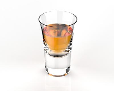 China Top Popular Custom Bullet Lead Free Available Wholesale Logo Round Crystal Spirits Shot Glasses Sublimation Thicken Sample for sale