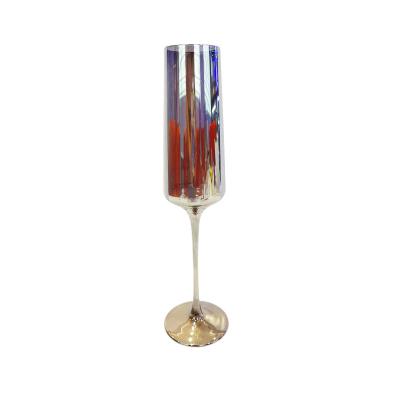 China Factory Wholesale Durable Custom Plastic Tumbler Frosted 2022 Cylinder Shaped Acrylic Part Of Champagne Wine Glasses Flutes For for sale