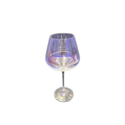 China Wholesale Custom Viable Logo Stem Clear Bar Party Crystal Glass Golbet Red Wine Drinking Clear Glass Cups For Wedding for sale