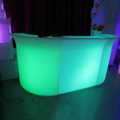 China Counter Modern Lighted Cocktails RGB Color Changing Bar Lamp Outdoor Party Wine LED Tables for sale